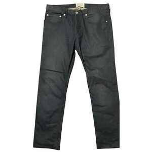 Sandro Paris Etroit Slim Fit Blue Black Denim Jeans Mens Size 34 Button Fly